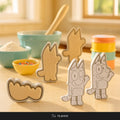 Bluey Cookie Cutters & Stamps Set — Bluey and Bingo