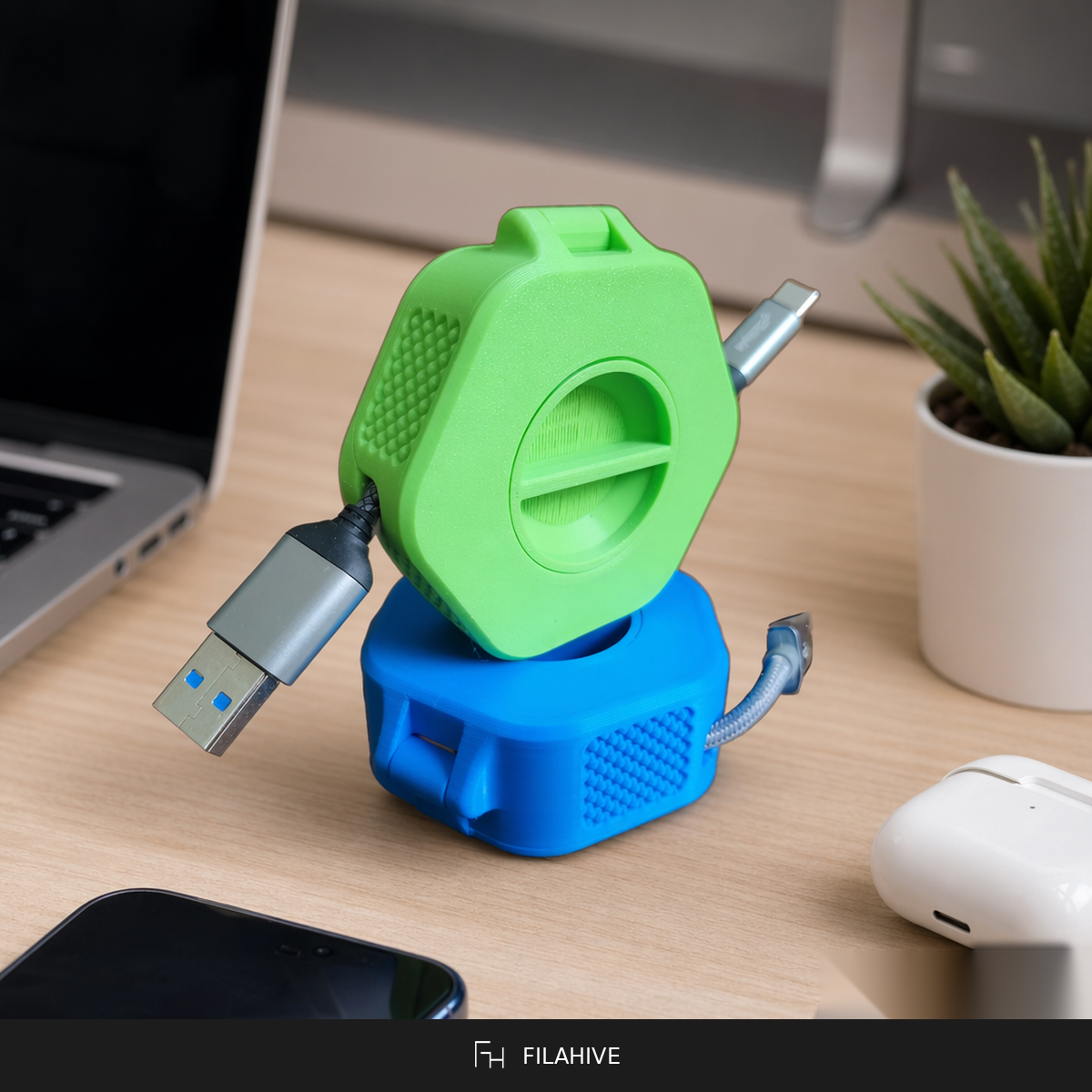 Cable organizer winder