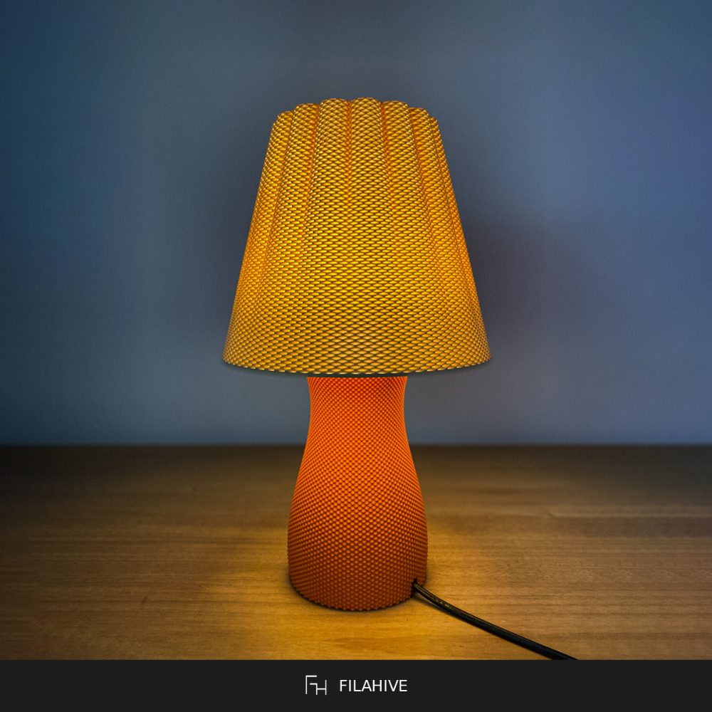 Carmen Table Lamp | Textured Shade & Sculptural Base | Modern Japandi Bedside Accent Light