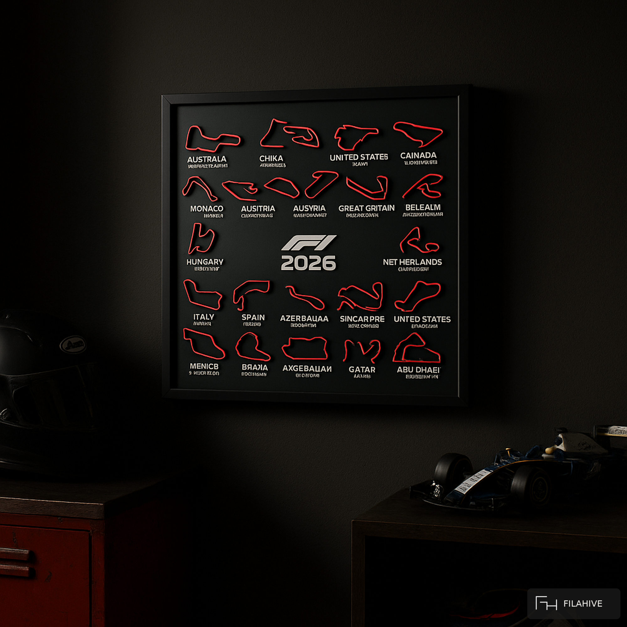 2026 Formula 1 Calendar - All Race Circuits