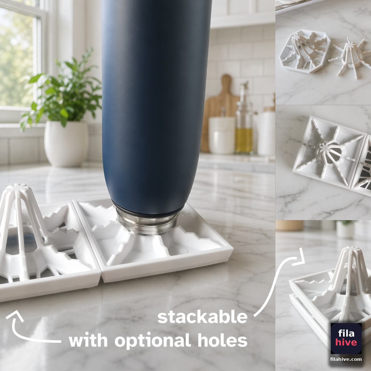Stackable Bottle Drying Rack — FilaHive