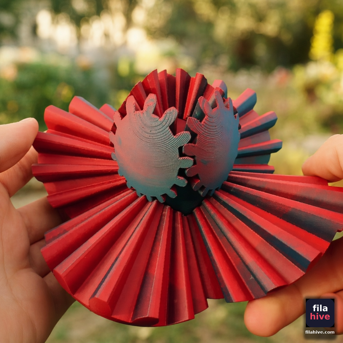 Gear Ball — Spinning Stress Relief Sphere — FilaHive
