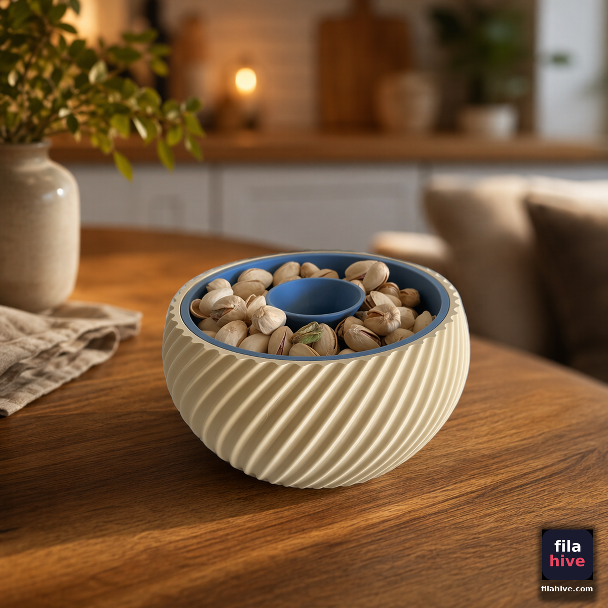 Stylish Pistachio Snack Bowl — FilaHive