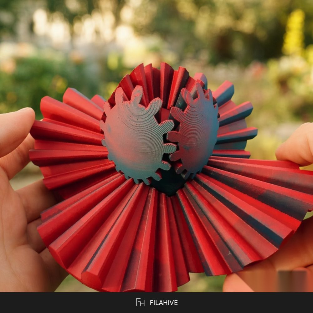 Gear Ball — Spinning Stress Relief Sphere