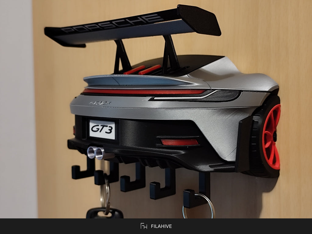 Porsche GT3 RS key holder detail