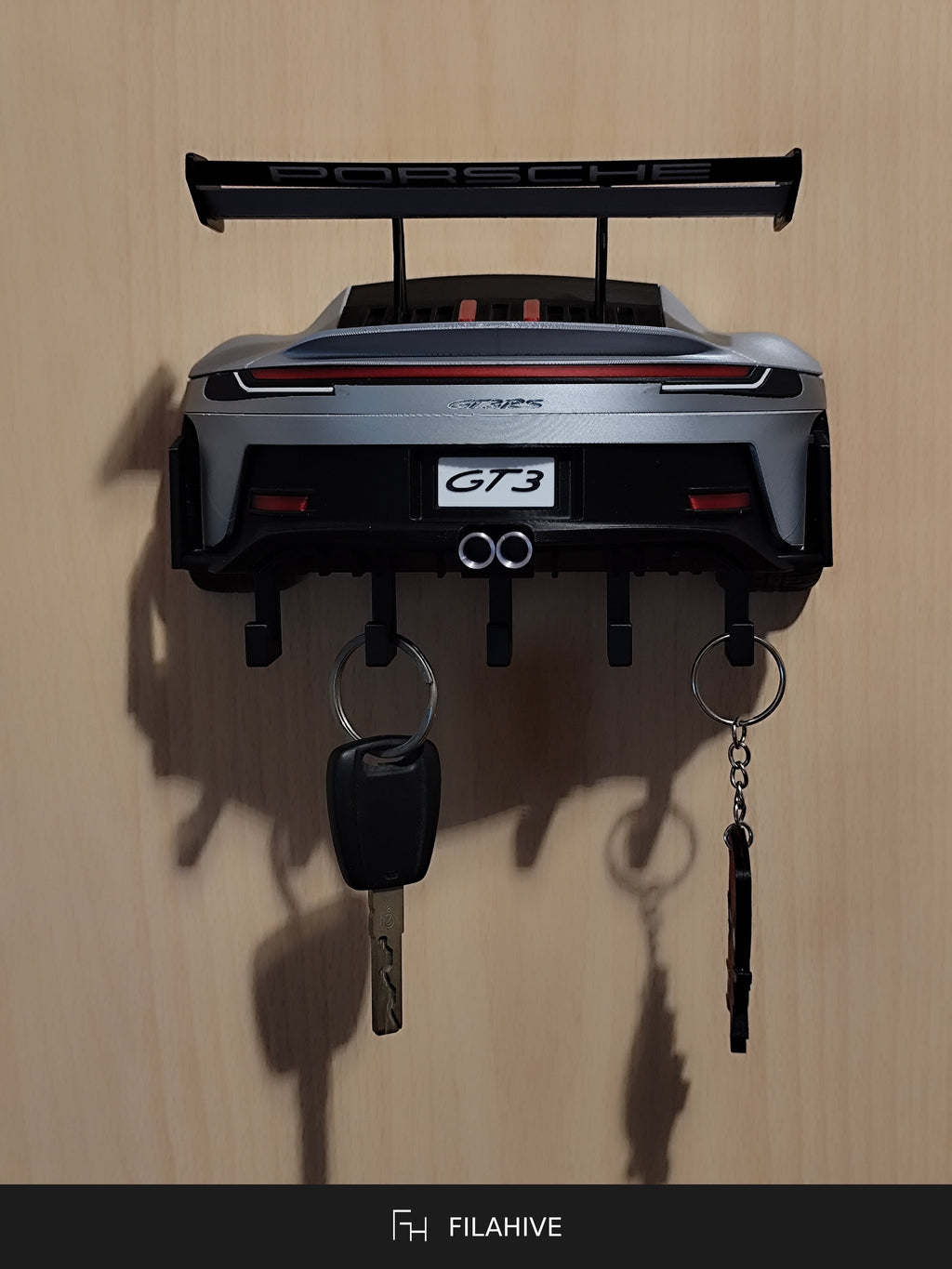 Porsche GT3 RS key holder detail