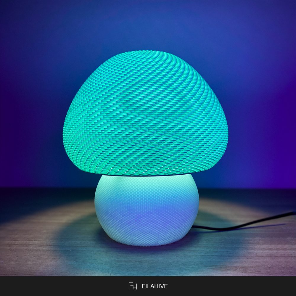 Jongo Mushroom Table Lamp in use - FilaHive