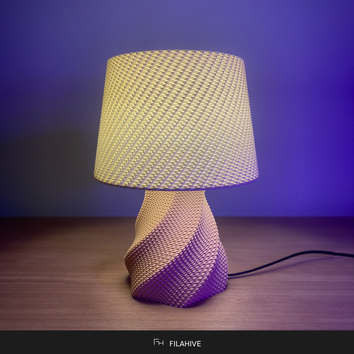 Julian Table Lamp — Solid RippleMesh