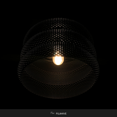 Black Pendant Lamp | Dark Moody Hanging Light | Gothic Minimalist Ceiling Lamp