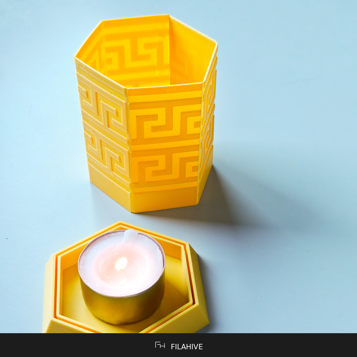 Meander Tealight Holder