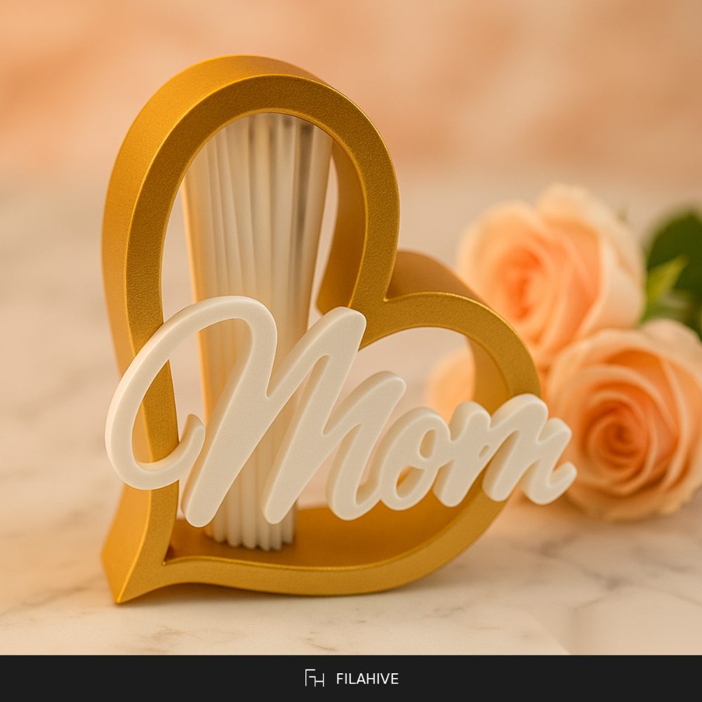 Mother's Heart Decorative Ornament — Mom Love
