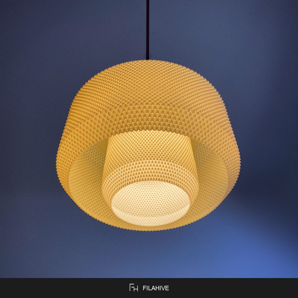 Mona Pendant Lamp in use - FilaHive