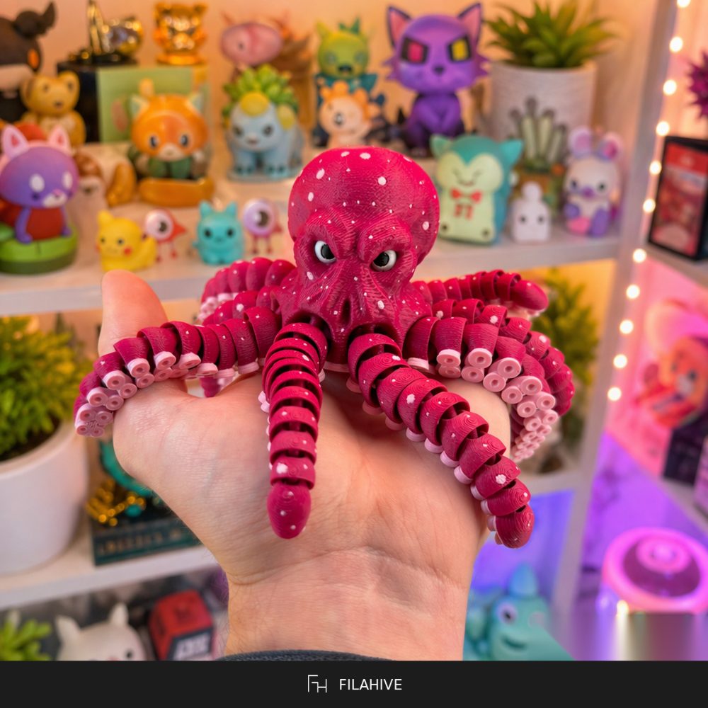 Articulated Octopus — Customizable Colors