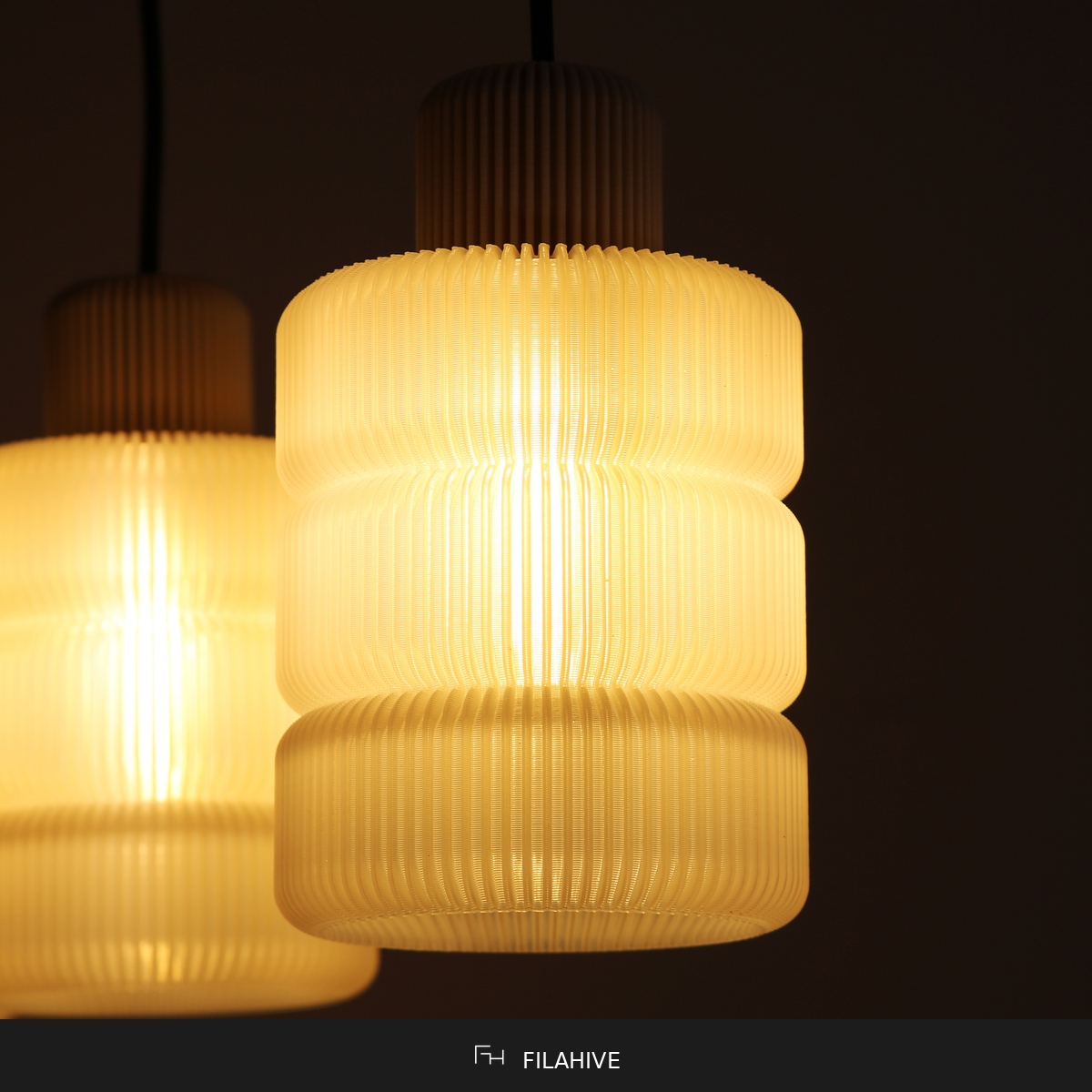 Ribbed Pendant Lamp