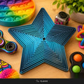 Hypnotic Star Spinner with Handle