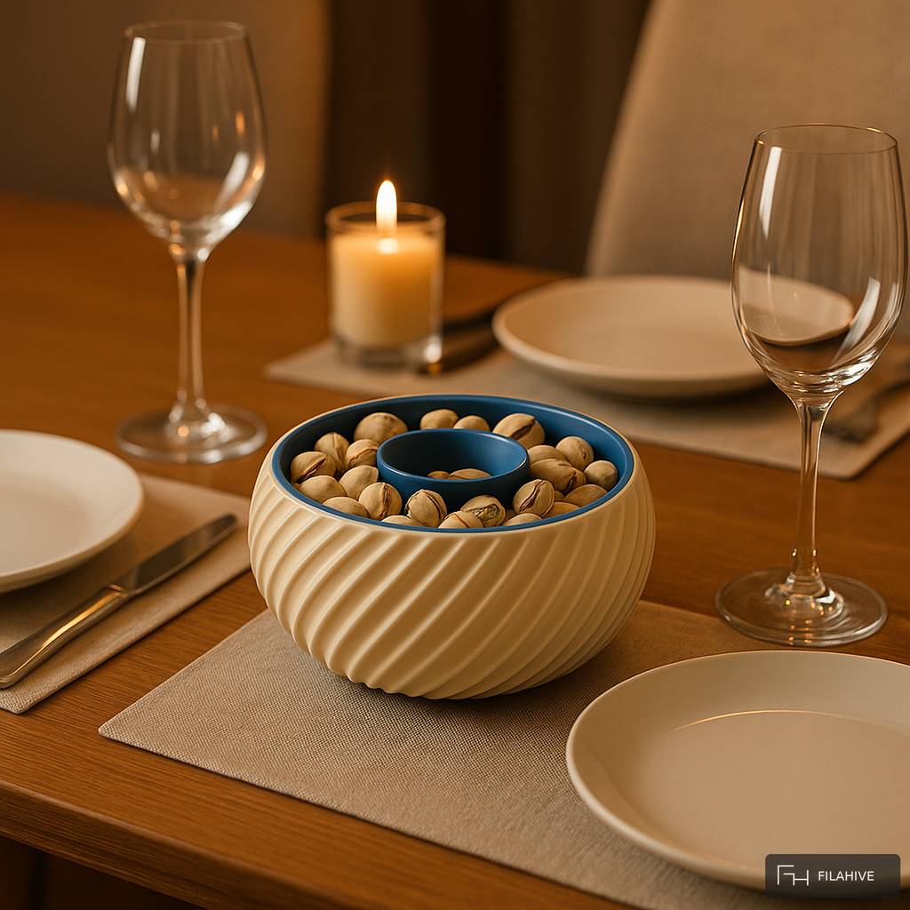 Stylish Pistachio Snack Bowl
