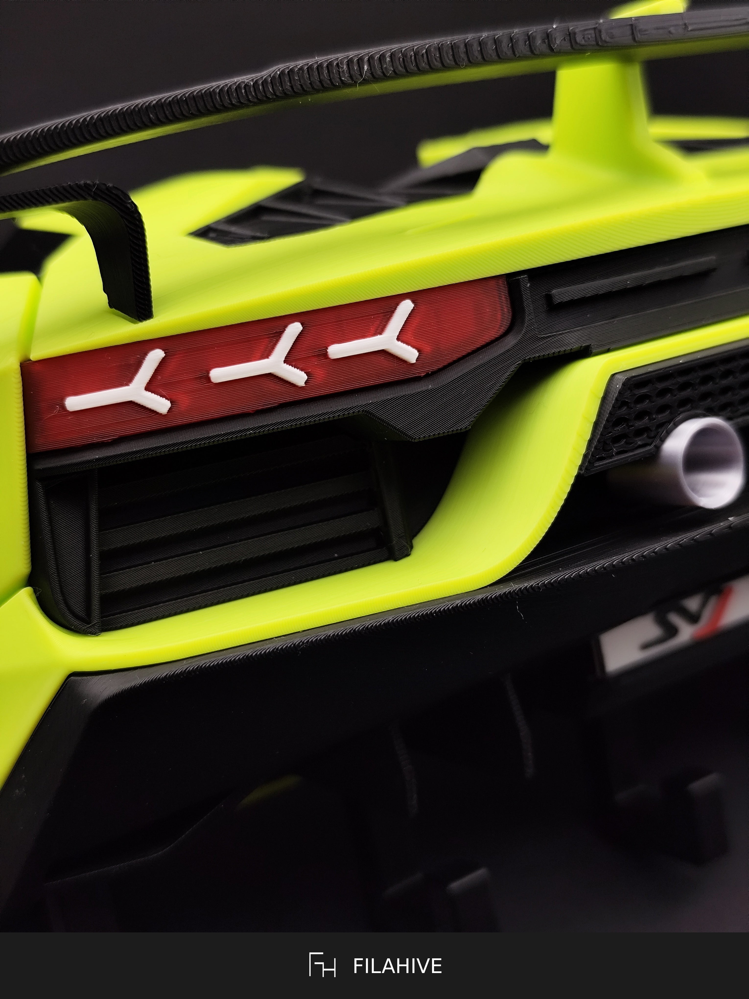 Lamborghini SVJ key holder detail
