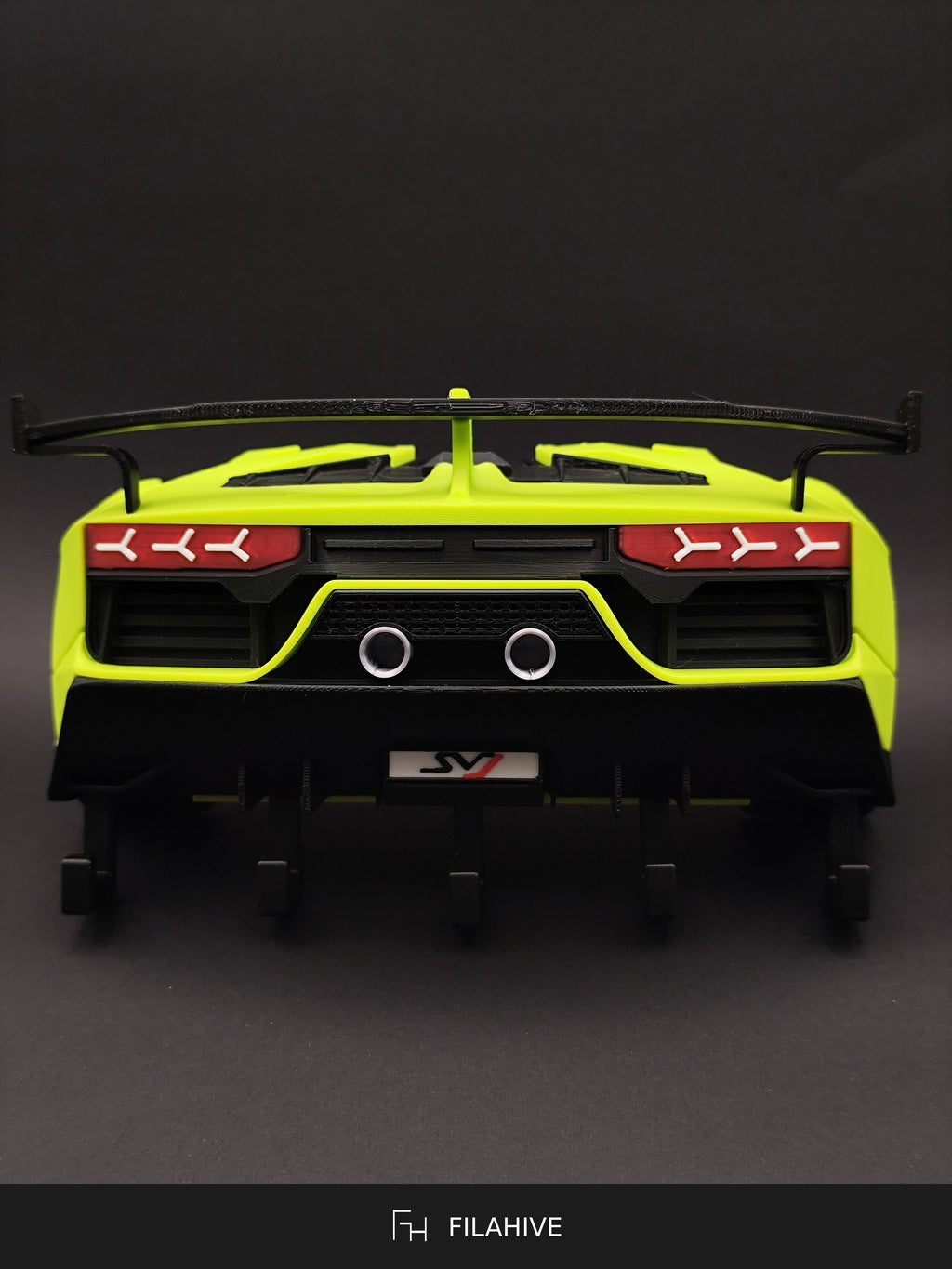 Lamborghini SVJ key holder detail