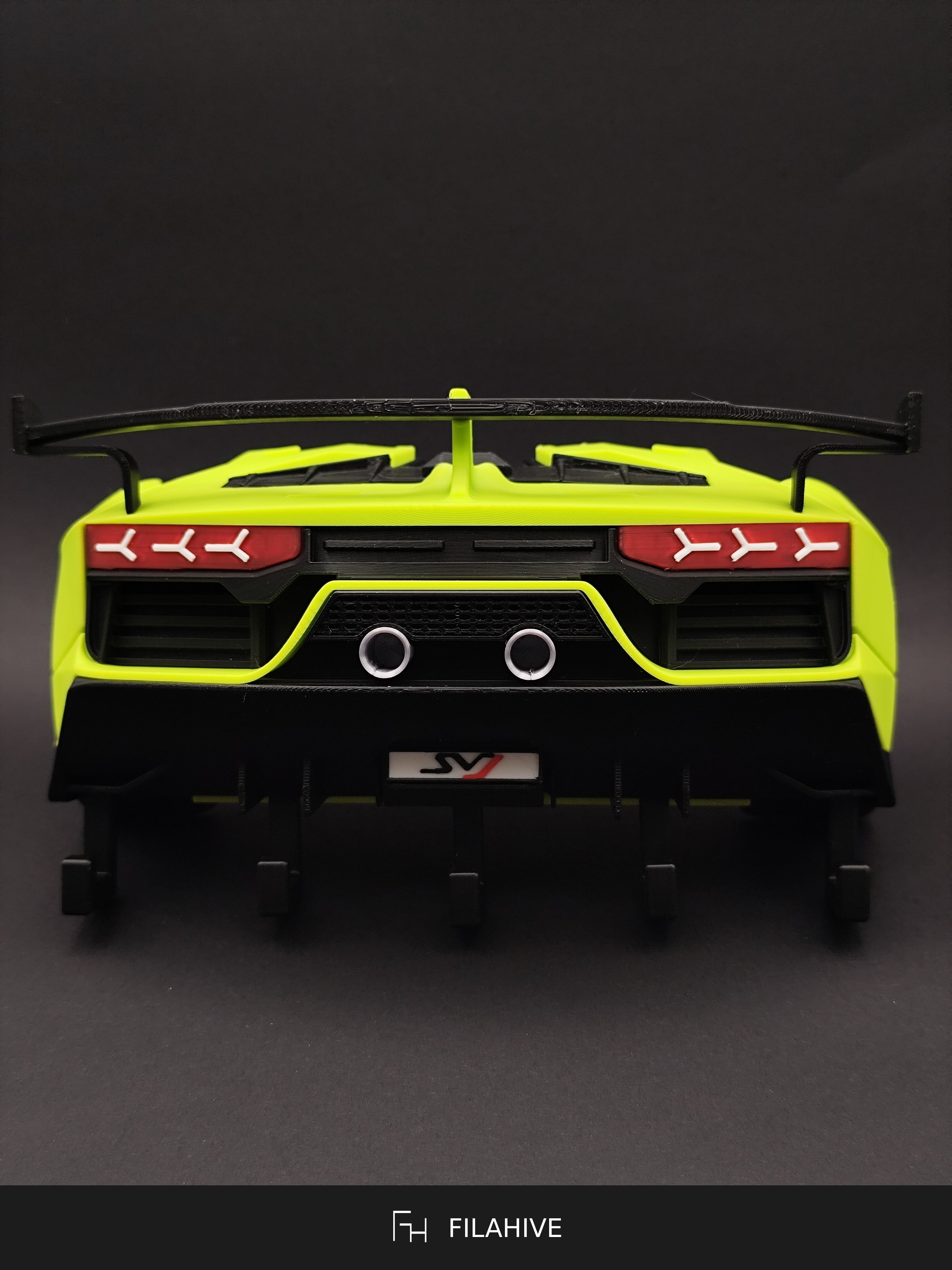 Lamborghini SVJ key holder detail