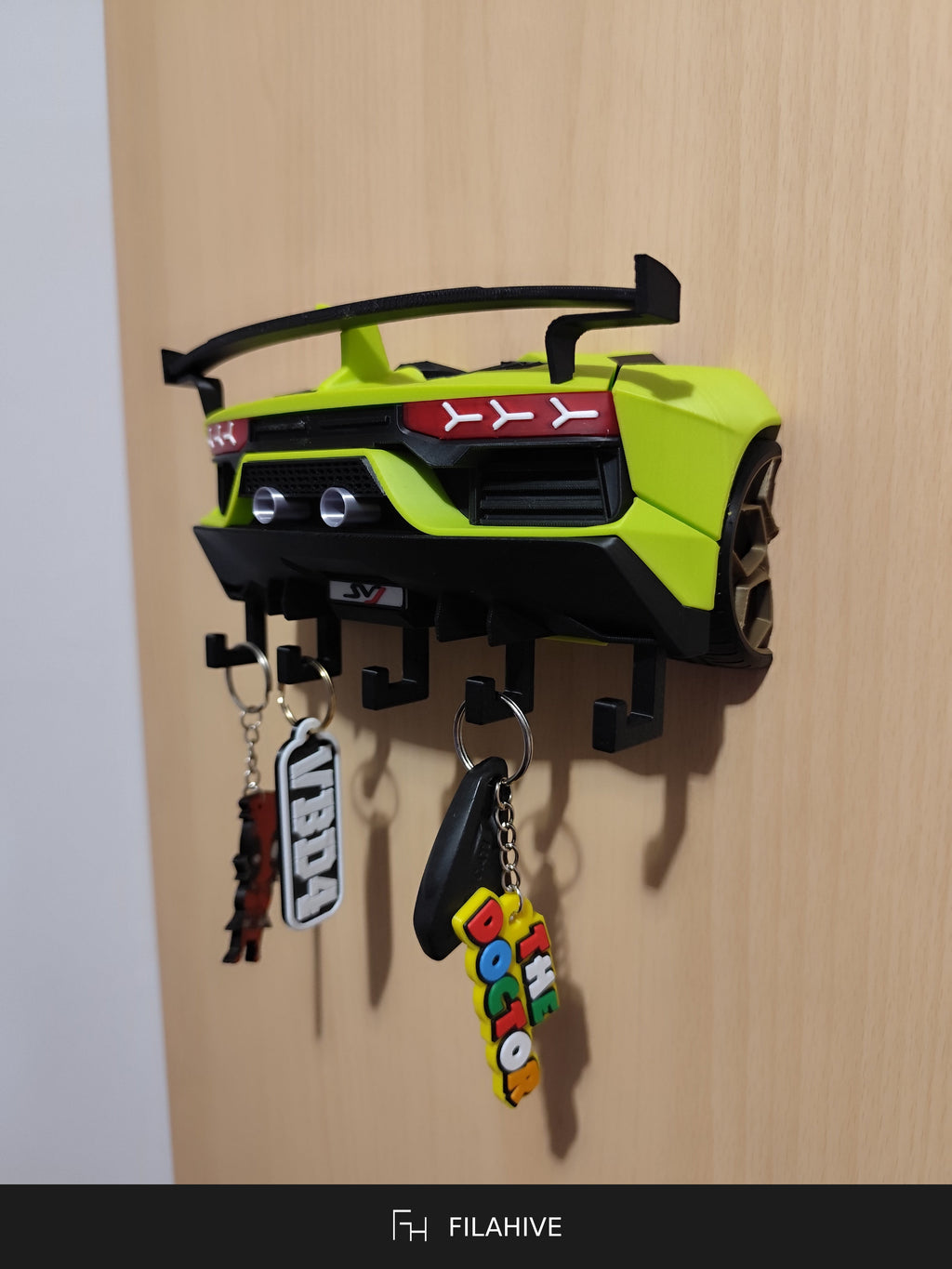 Lamborghini SVJ key holder detail
