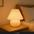 Japandi Table Lamp | Mushroom Lamp Minimalist | Scandinavian Bedside Lamp Modern Decor