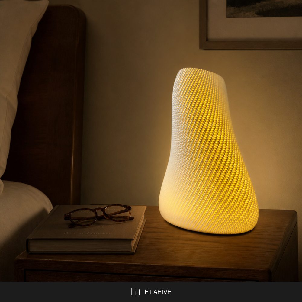 Victor Table Lamp in use - FilaHive